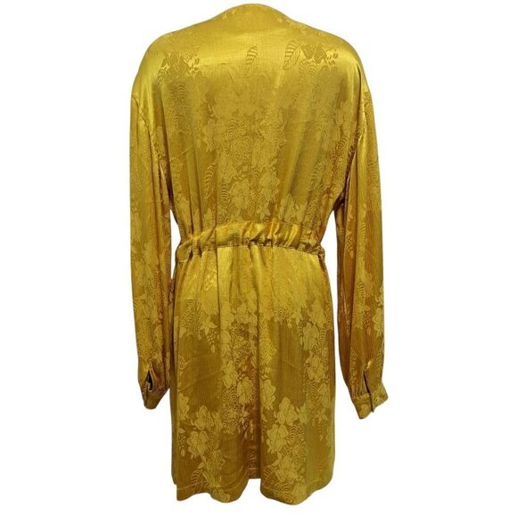 Tularosa Brooke Elegant Floral Boho Lightweight Jacket In Golden Yellow Small - Picture 4 of 17